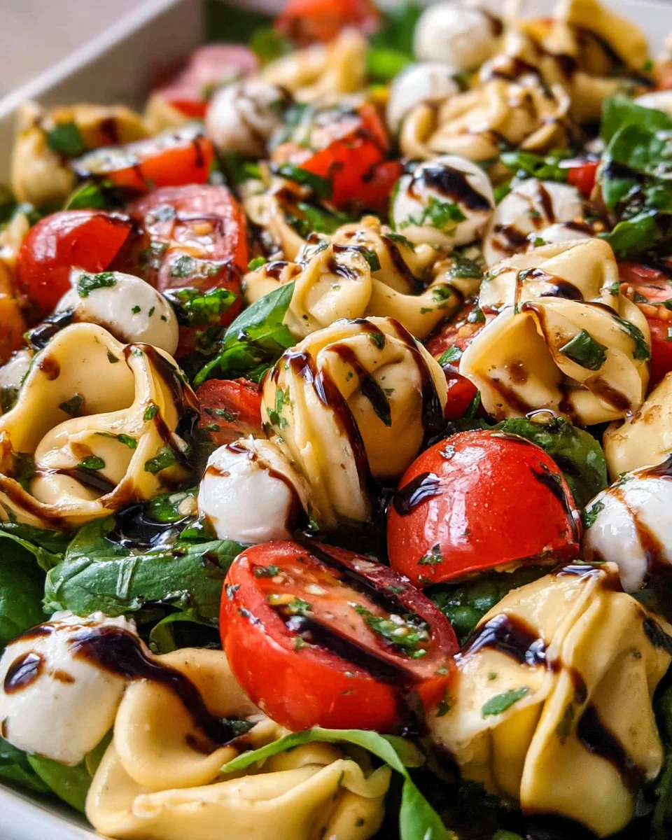 Tortellini Caprese Salad 18 Tortellini