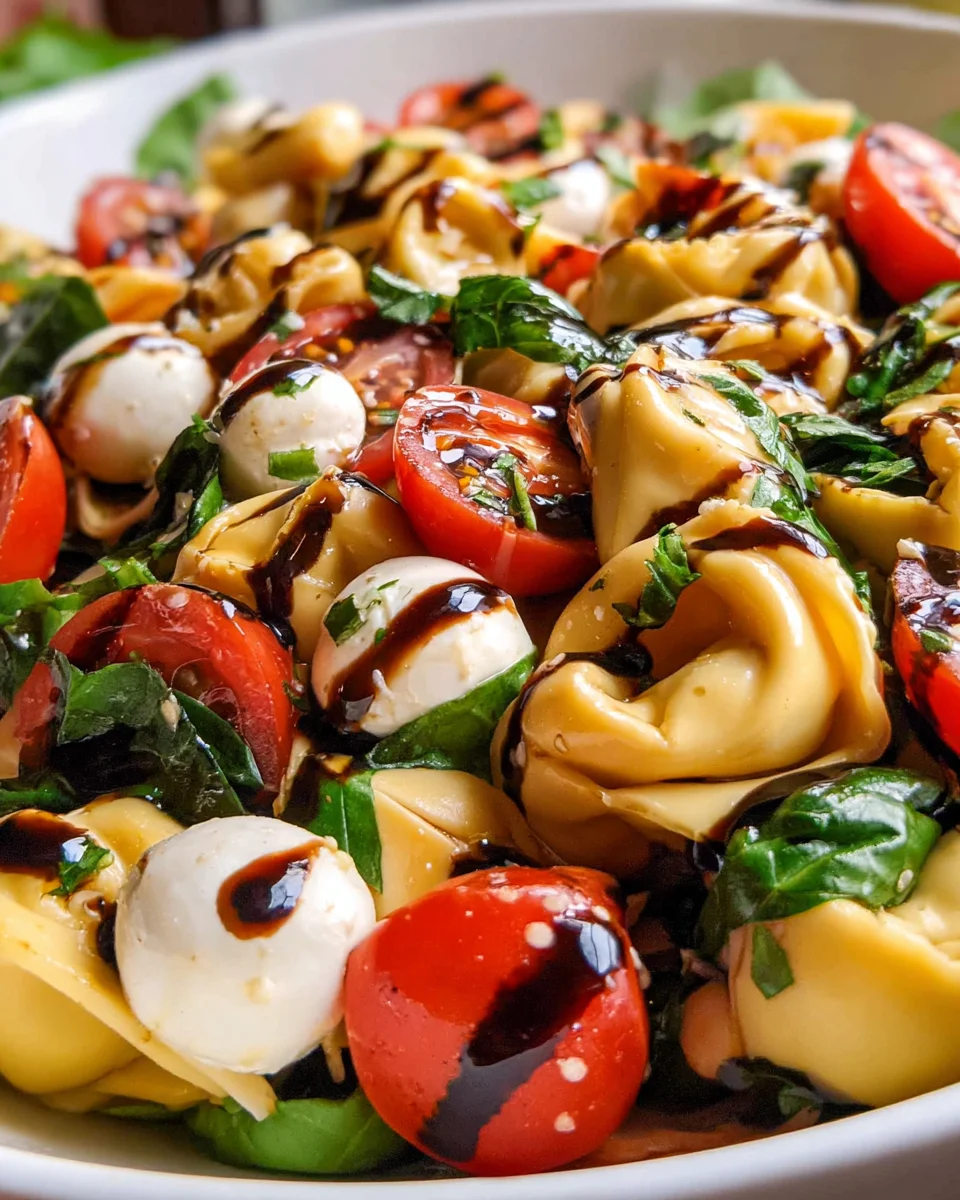 Tortellini Caprese Salad 19 Tortellini