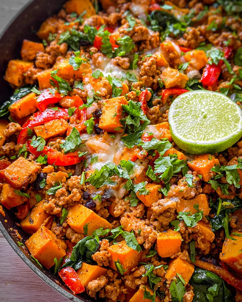 Turkey Sweet Potato Skillet