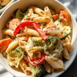 Vegan Pasta Primavera with Creamy Garlic Cashew Sauce 27 Vegan Pasta Primavera with Creamy Garlic Cashew Sauce