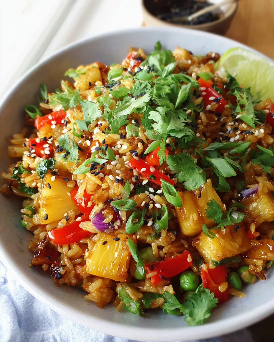 Vegan Pineapple Fried Rice
