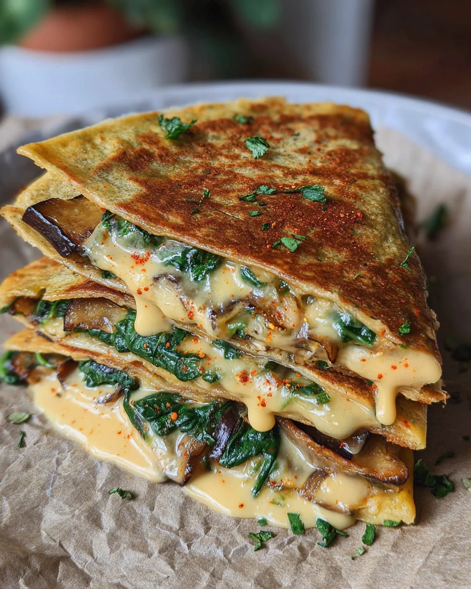 Vegan Spinach Quesadillas 30 Vegan