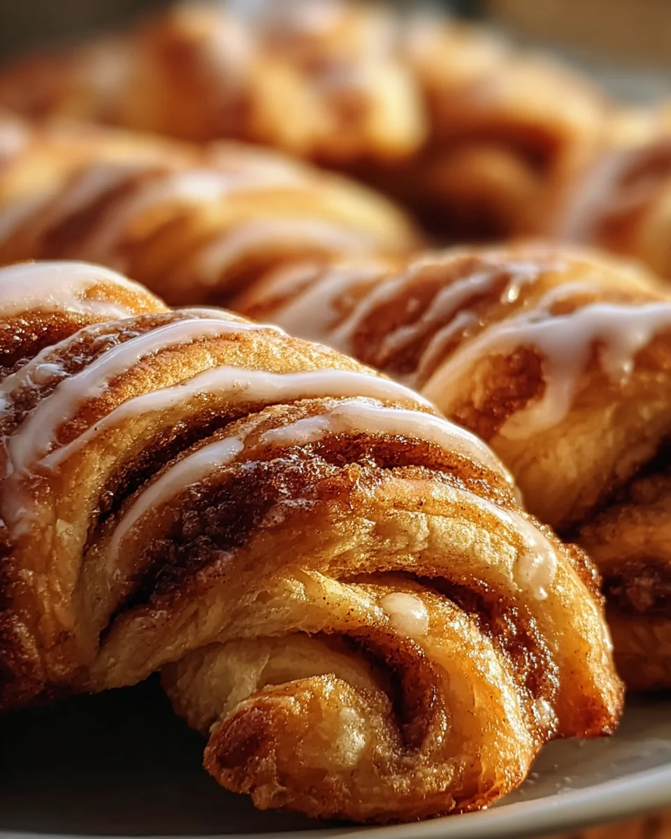 Warm Cinnamon Crescent Twists