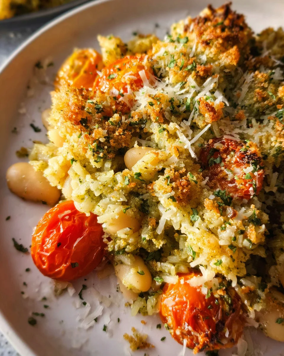 White Bean and Pesto Bake 21 White