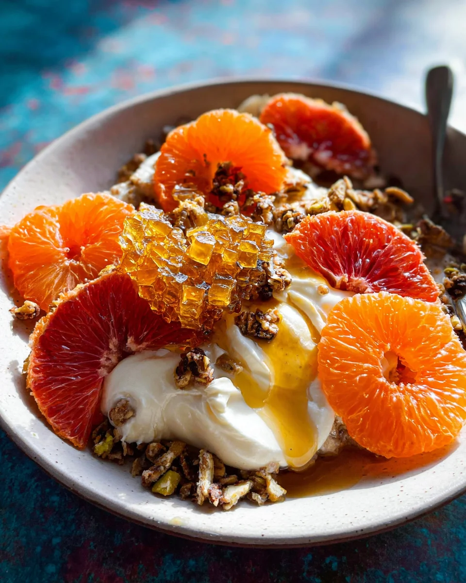 Winter Citrus Ricotta Breakfast Bowl with Honeycomb 19 Winter