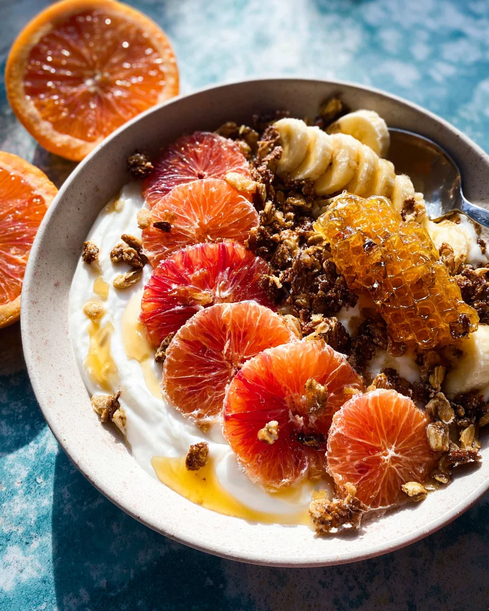 Winter Citrus Ricotta Breakfast Bowl with Honeycomb 20 Winter