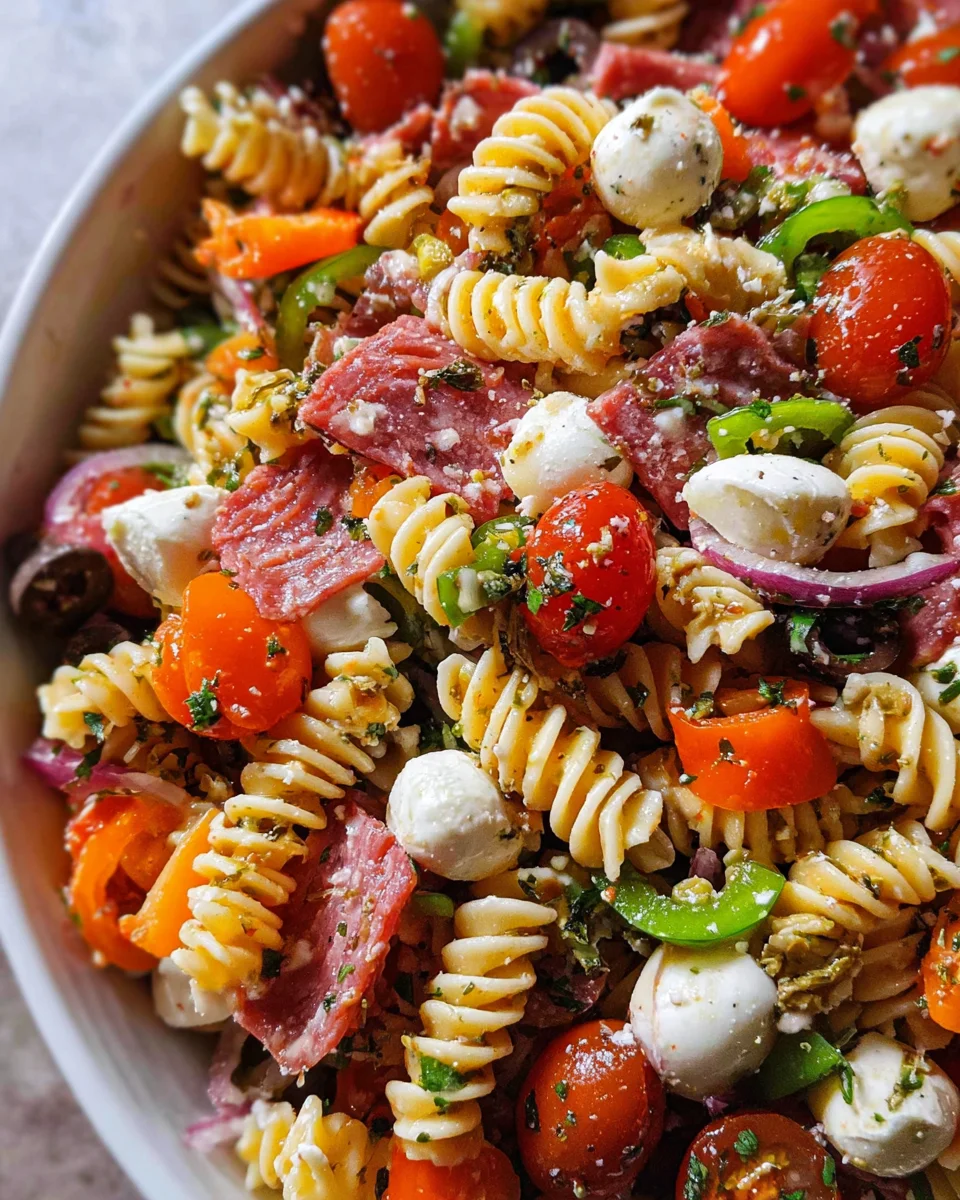 Zesty Italian Pasta Salad 20 Zesty